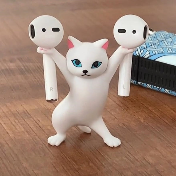 Sassy Cat Earbuds Stand For AirPods