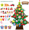 Felt Christmas Tree w/ Ornaments Christmas Decorations For Kids