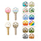 Key Skins - Designer Key Identifiers - 4 Packs of 8