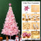 Artificial Pink Christmas Tree with Decorations Included