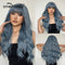 Long Body Wave - Synthetic Wigs with Bangs for Cosplay or Halloween - Heat Resistant