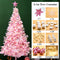 Artificial Pink Christmas Tree with Decorations Included