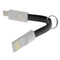 lightning cable and micro usc charging cable key chain