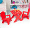 Plastic Outdoor Kids Table & Chair Set
