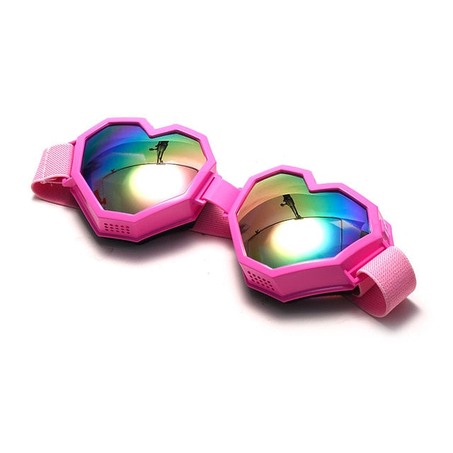 Heart Shaped Goggles - Sunglasses